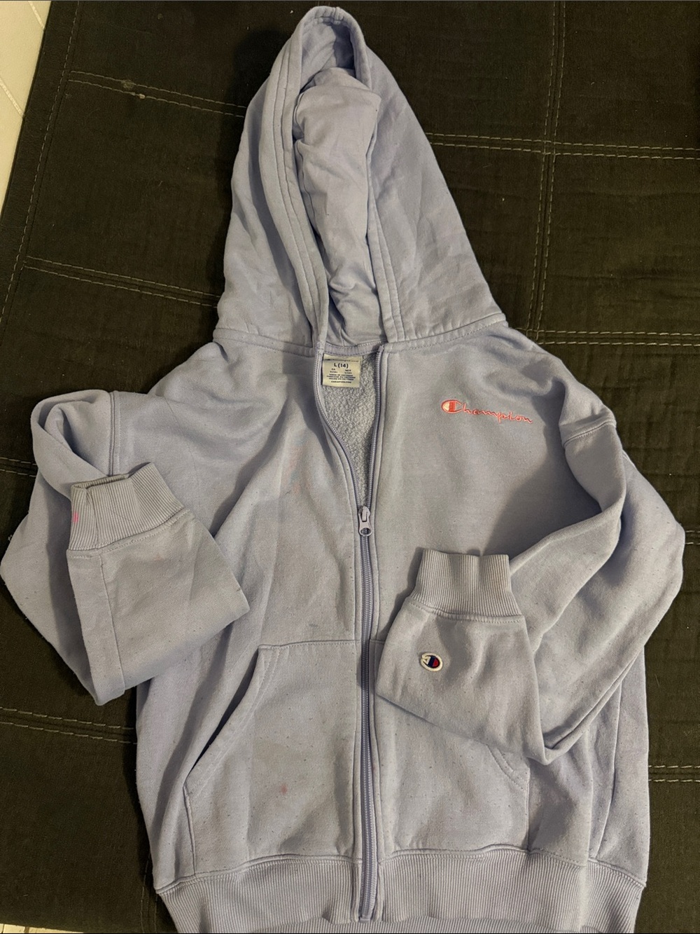 Champion Kids' Light Lavender Full‑Zip Hoodie